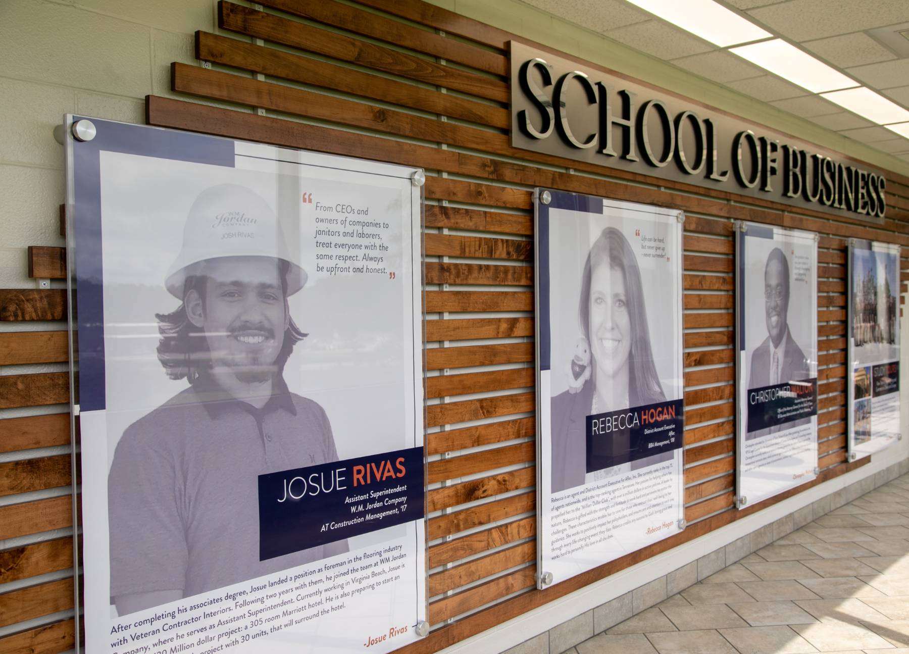 signs within the hallway