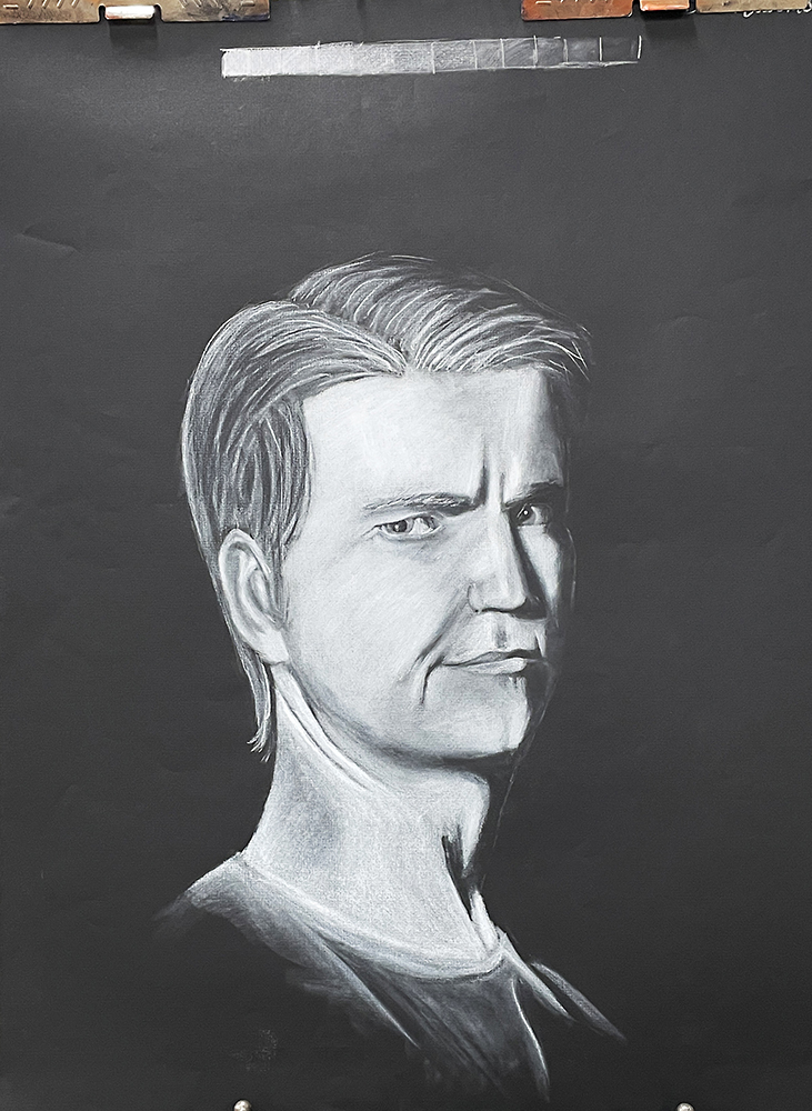 Drawing of person 