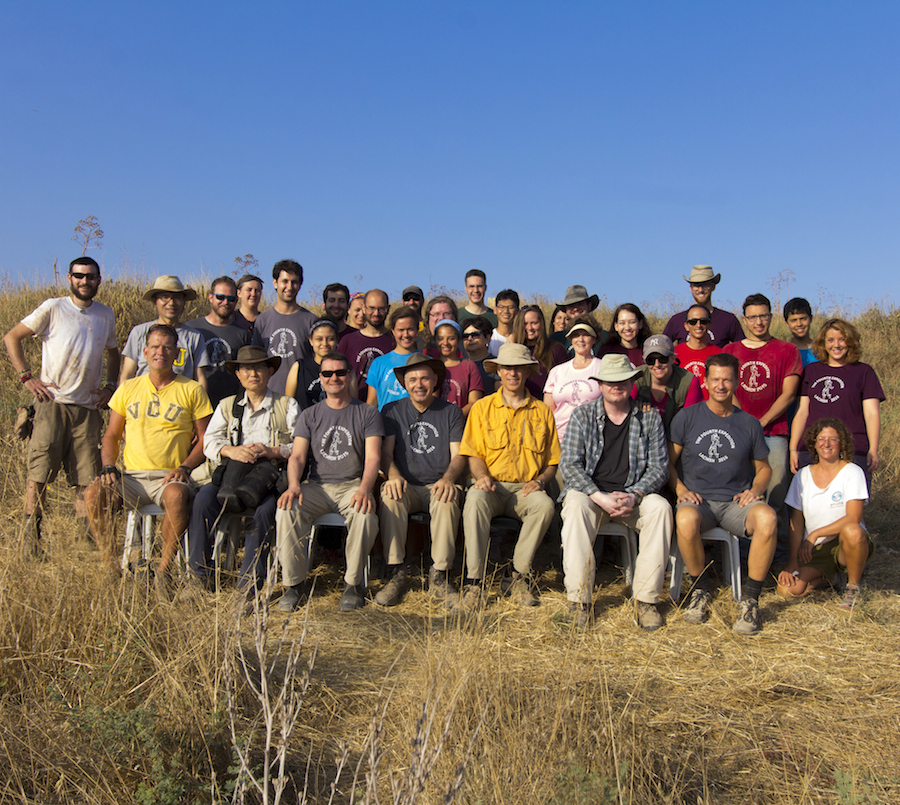 people taking a group photo