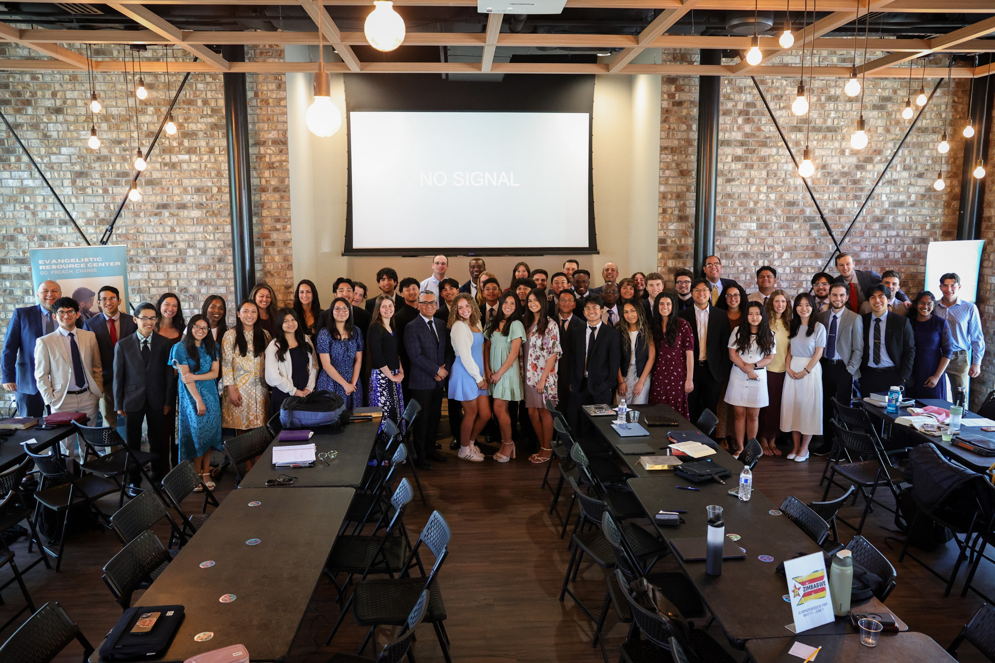 a Group of students