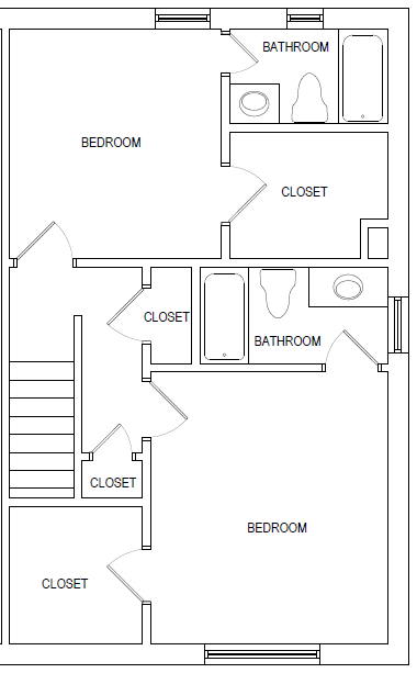 A blueprint and floorplan