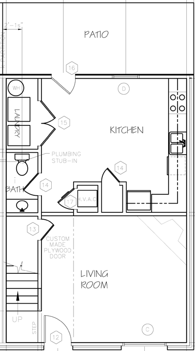 townhouse 1st floor