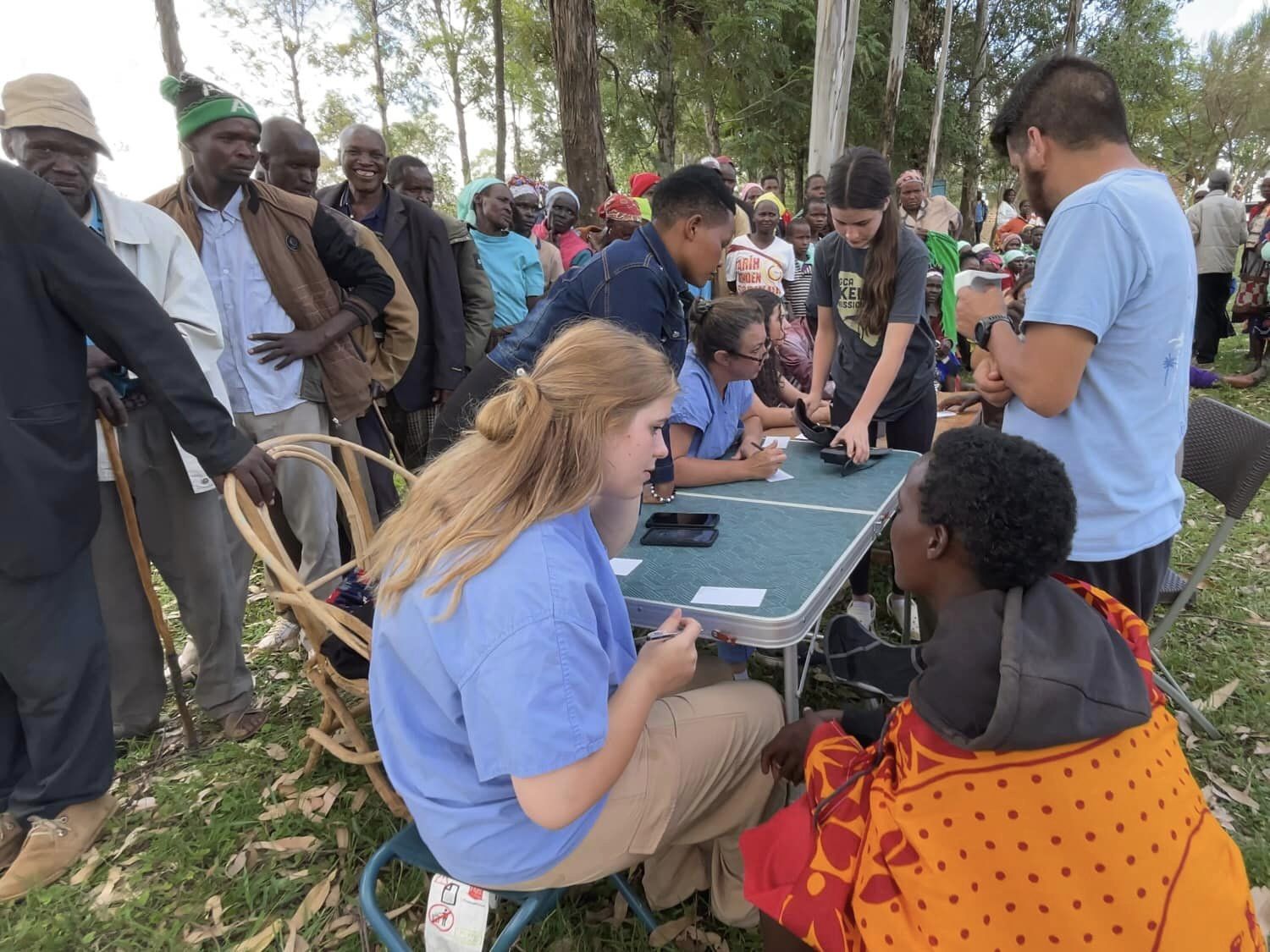 Nurses assisting the community