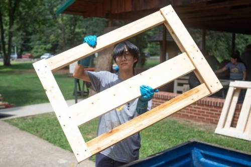 Southern student in service day