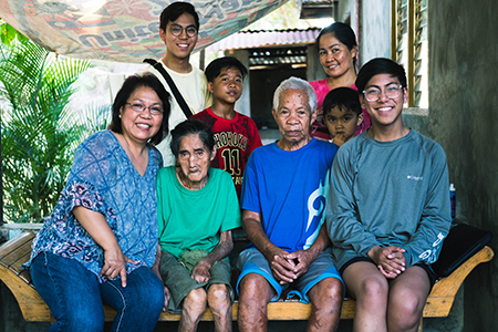 Aaron Negrillo and his family