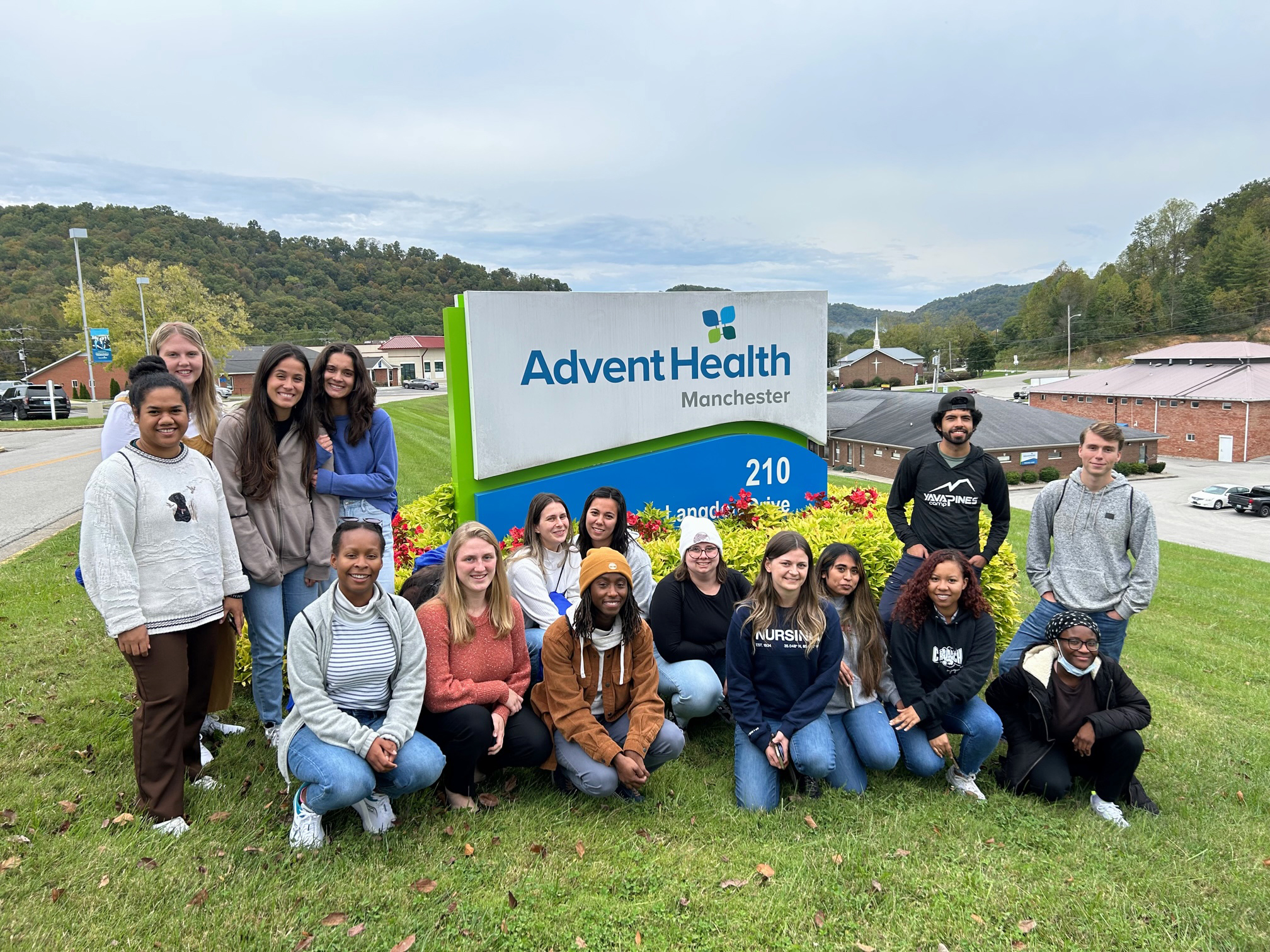 A group of Southern's nursing students visit Manchester, Kentucky.