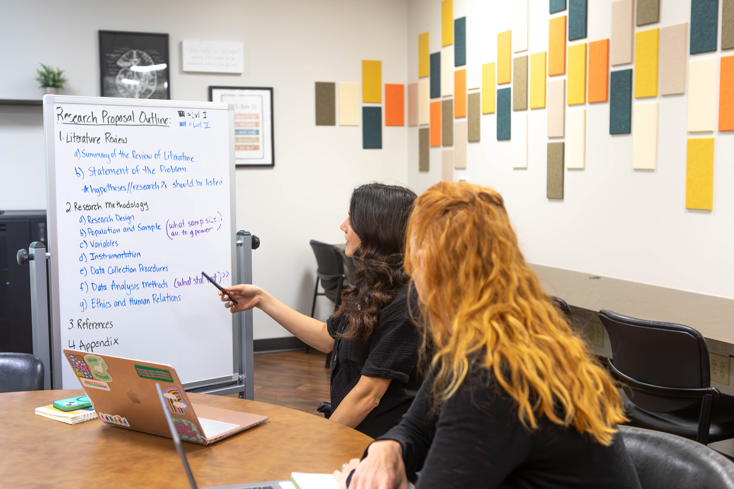 Students use the Center for Learning Innovation and Research